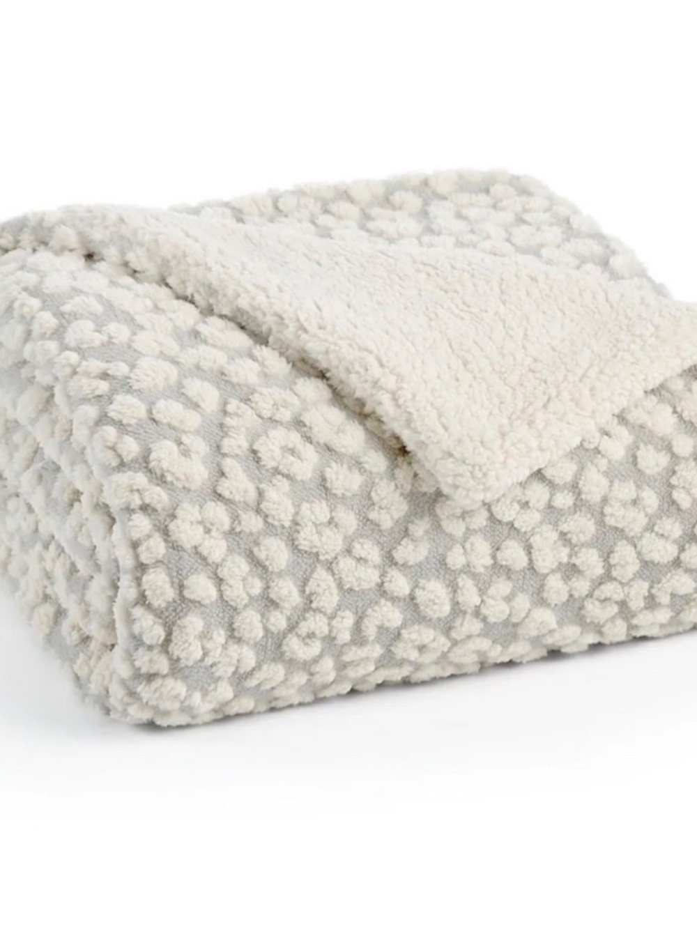 NWT - Koolaburra by UGG Alaia Sherpa Throw Heather Oatmeal